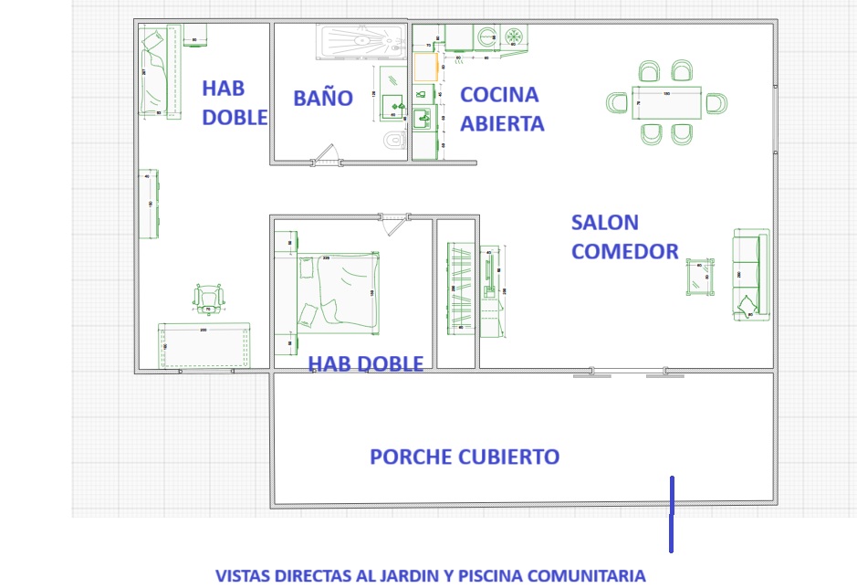 Lägenhet i Empuriabrava, Girona, Spanien 2 rum, 79 kvm. Nr. 143859