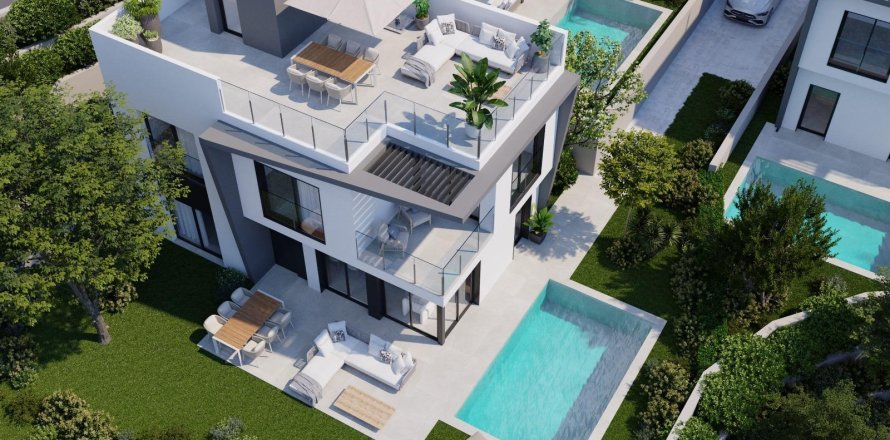 Villa a Villajoyosa, Alicante, Spagna 4 camere da letto, 179 mq. N° 165583