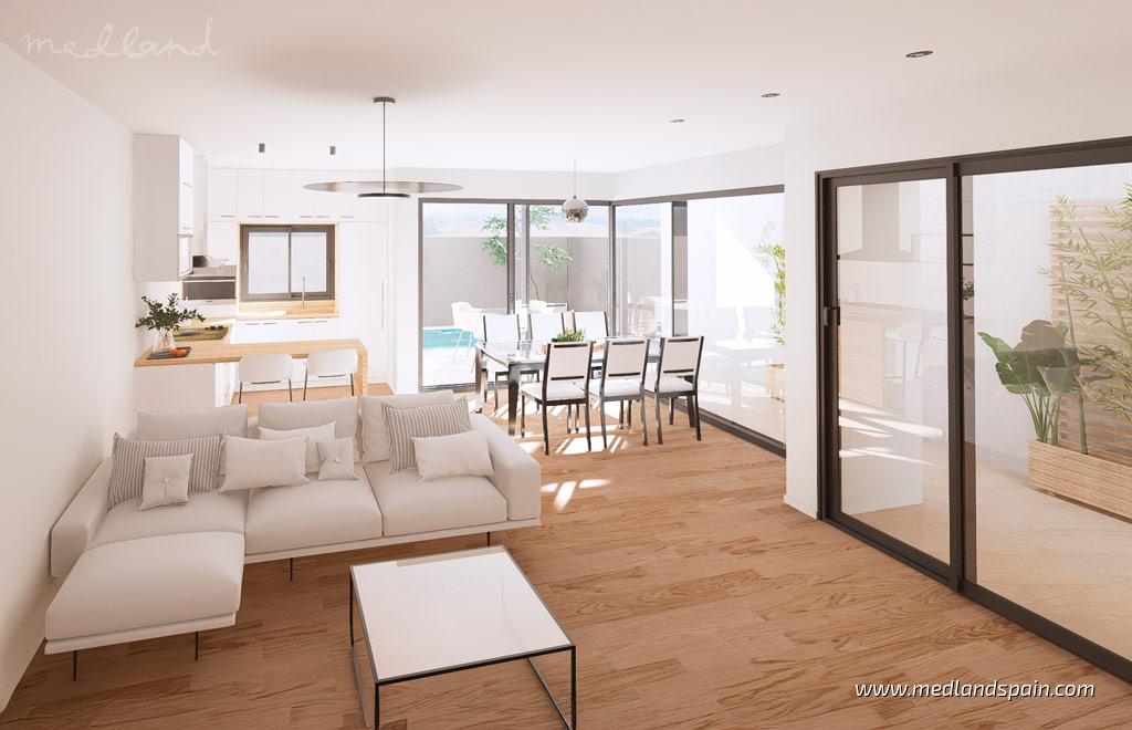 Villa i Aguilas, Murcia, Spanien 4 sovrum, 188 kvm. Nr. 161115