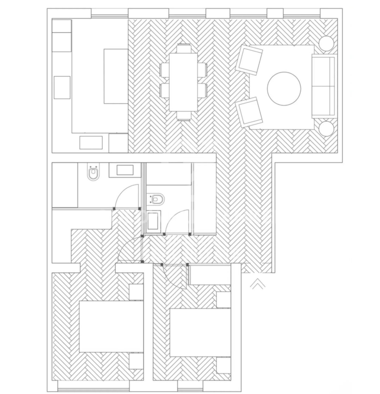 Appartamento a Madrid, Spagna 2 camere da letto, 103 mq. N° 179137