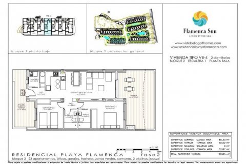 Wohnung zum Verkauf Playa Flamenca II, Alicante, Spanien 2 Schlafzimmer, 80 m2 Nr. 114464 - Foto 9