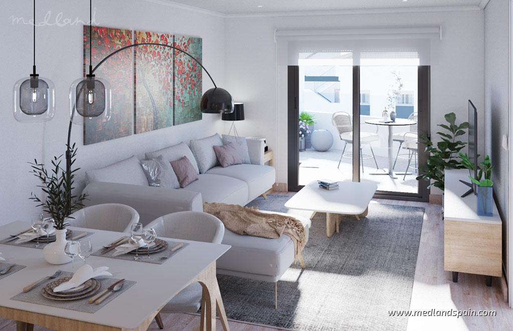 Apartamento en Los Altos, Alicante, España 2 dormitorios, 91.4 m2 No. 104935