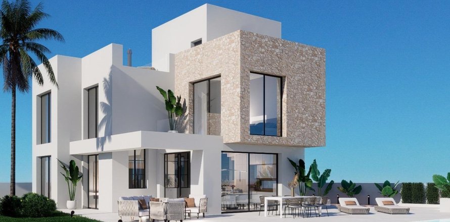 Villa i Finestrat, Alicante, Spanien 3 sovrum, 155 kvm. Nr. 171714