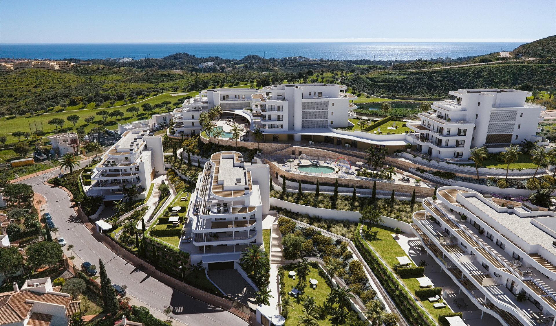 Apartment à Mijas, Malaga, Espagne 3 chambres, 152 m2 No. 134895