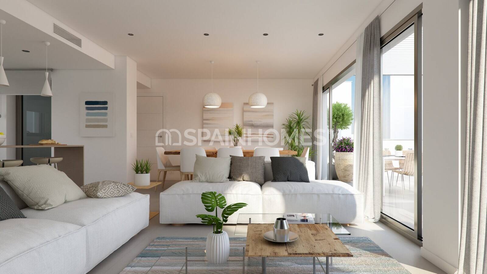 Lägenhet i Casares, Malaga, Spanien 2 sovrum, 77 kvm. Nr. 155893