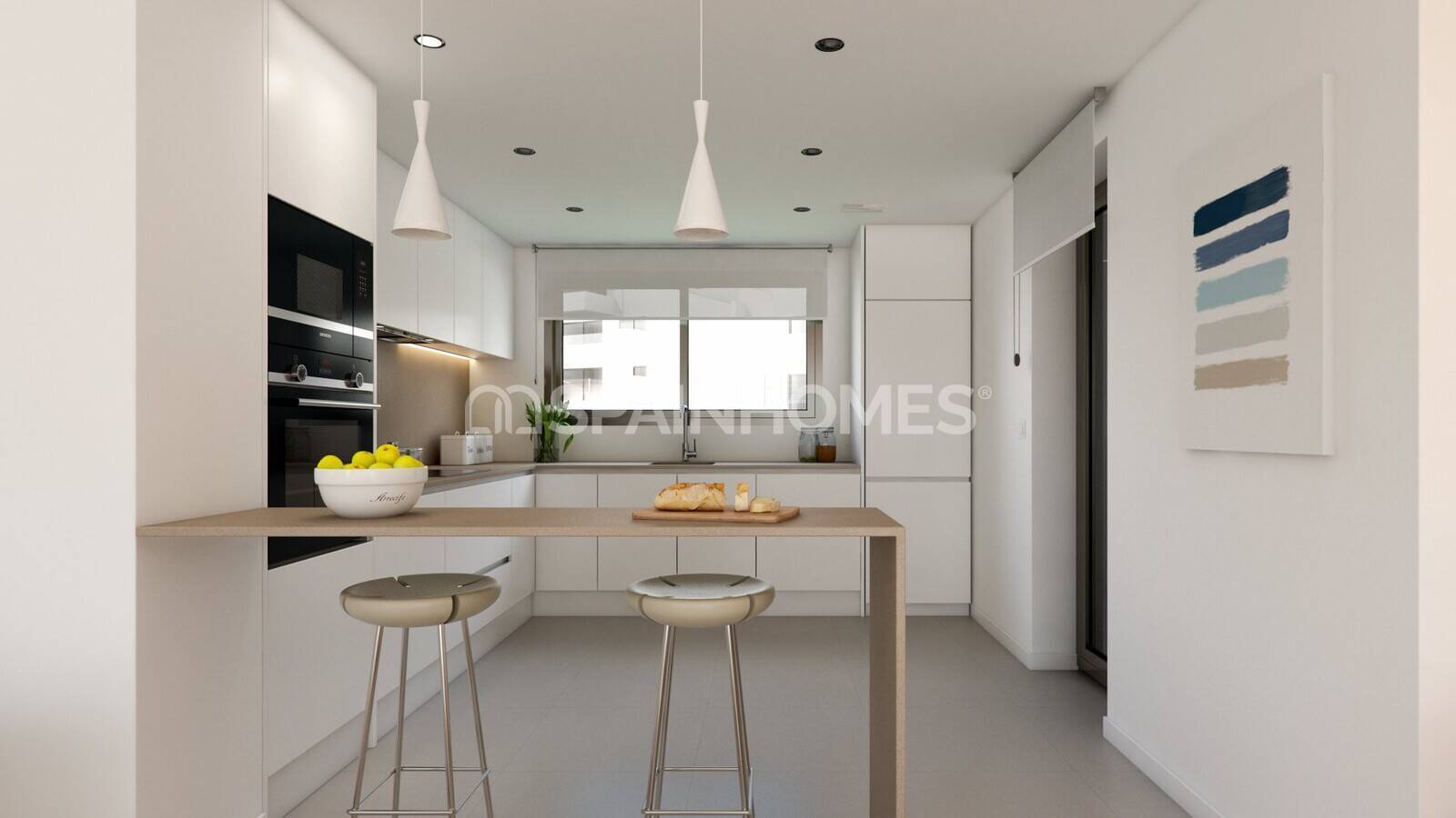 Lägenhet i Casares, Malaga, Spanien 2 sovrum, 77 kvm. Nr. 155893