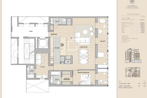 Apartment for sale in Barcelona, Spain 2 bedrooms, 146 sq.m. No. 150813 - photo 10