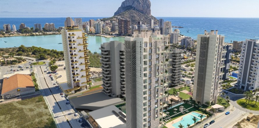 Lägenhet i Calpe, Alicante, Spanien 3 sovrum, 125 kvm. Nr. 188779