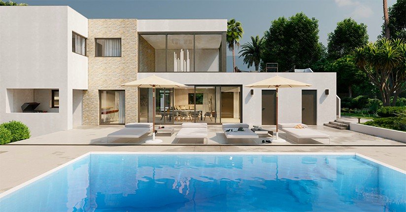 Villa in Santa Ponsa, Mallorca, Spain 6 bedrooms, 408 sq.m. No. 155001