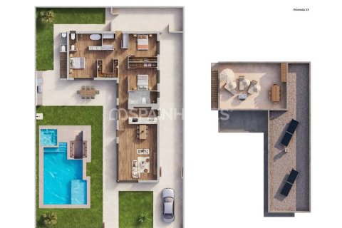 Villa till salu i Murcia, Spanien 3 sovrum, 145 kvm. Nr. 167624 - foto 17