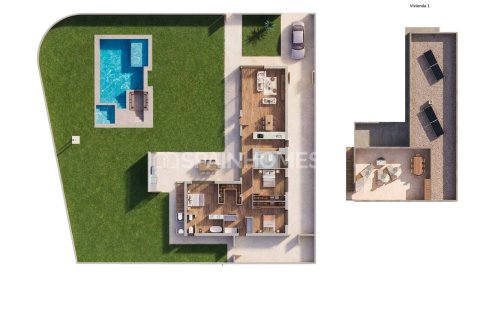 Villa till salu i Murcia, Spanien 3 sovrum, 145 kvm. Nr. 167624 - foto 16