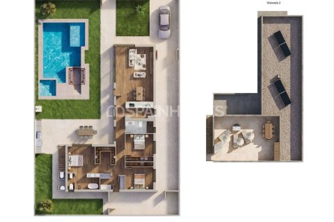 Villa till salu i Murcia, Spanien 3 sovrum, 145 kvm. Nr. 167624 - foto 18