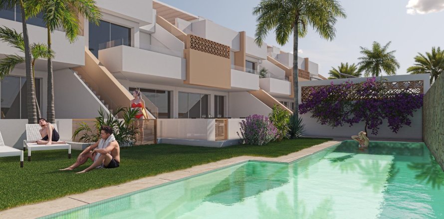 Bungalow i Pilar de la Horadada, Alicante, Spanien 3 sovrum, 87 kvm. Nr. 171526