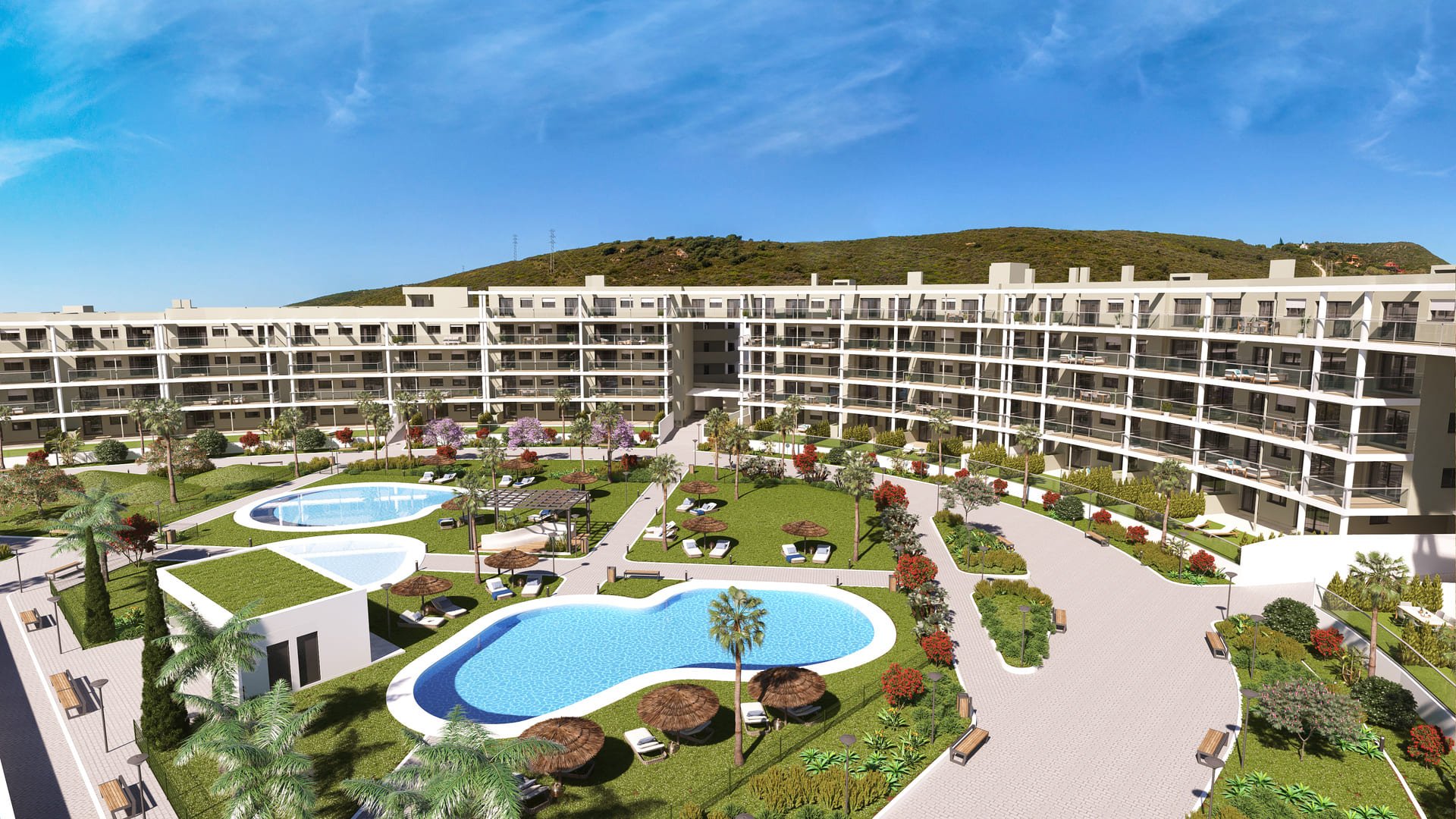 Lägenhet i Manilva, Malaga, Spanien 3 sovrum, 135 kvm. Nr. 134487