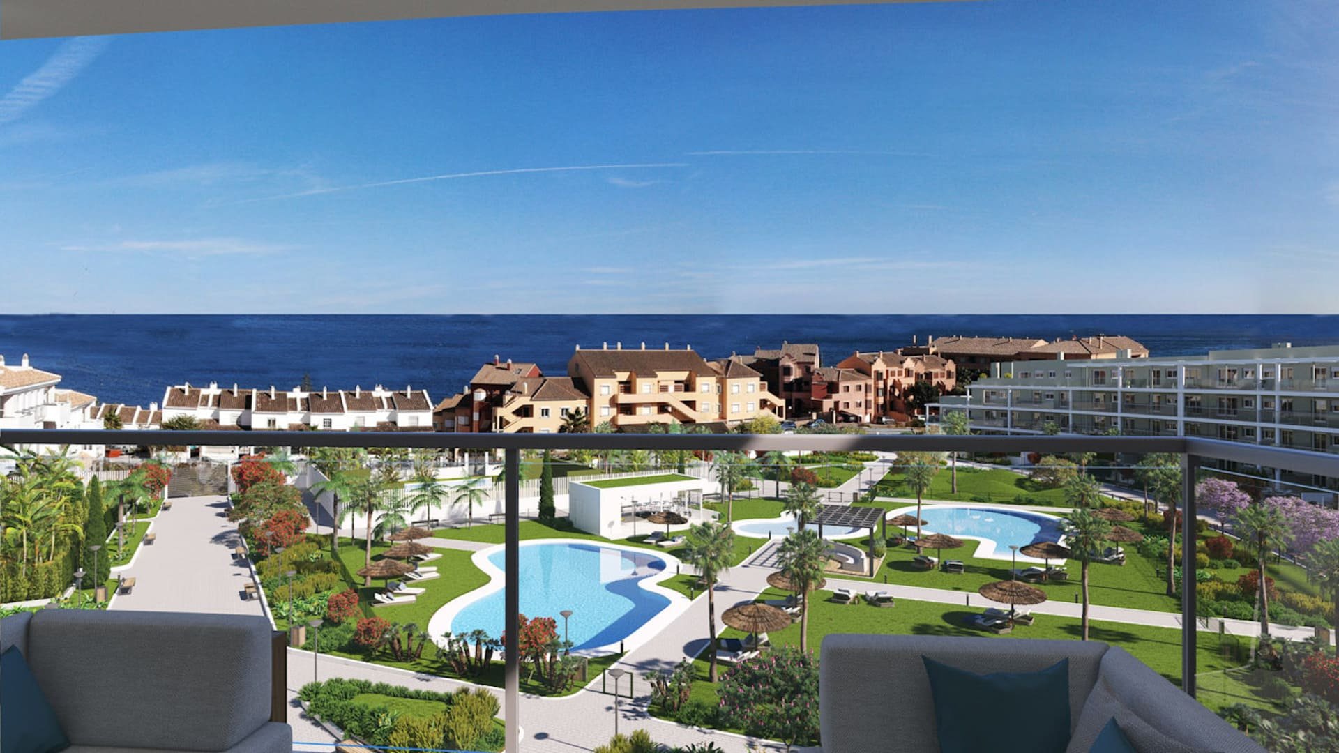 Lägenhet i Manilva, Malaga, Spanien 3 sovrum, 135 kvm. Nr. 134487