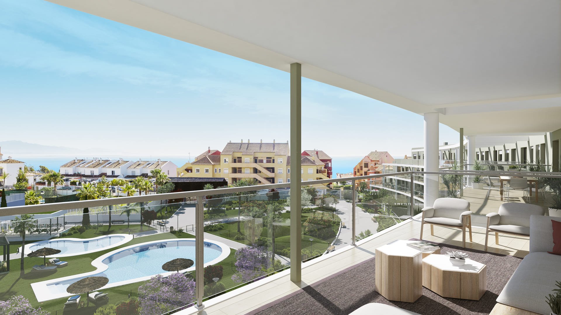 Lägenhet i Manilva, Malaga, Spanien 3 sovrum, 135 kvm. Nr. 134487