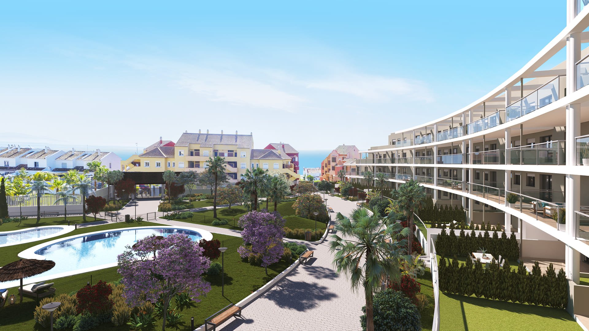 Lägenhet i Manilva, Malaga, Spanien 3 sovrum, 135 kvm. Nr. 134487