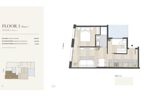 Appartamento in vendita a Barcelona, Spagna 2 camere da letto, 48 mq. N° 160837 - foto 13