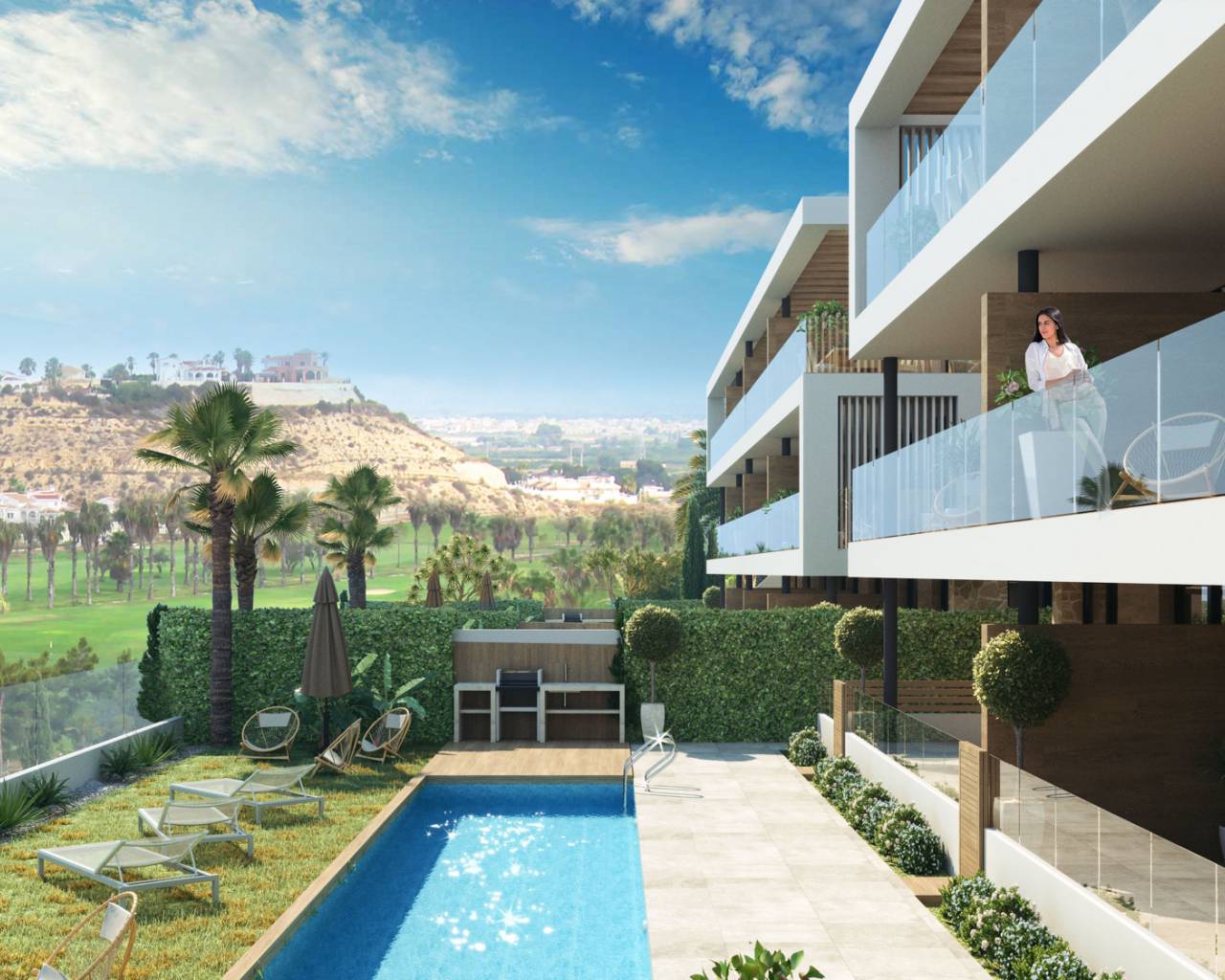 Apartamento en Ciudad Quesada, Alicante, España 2 dormitorios,  No. 80910