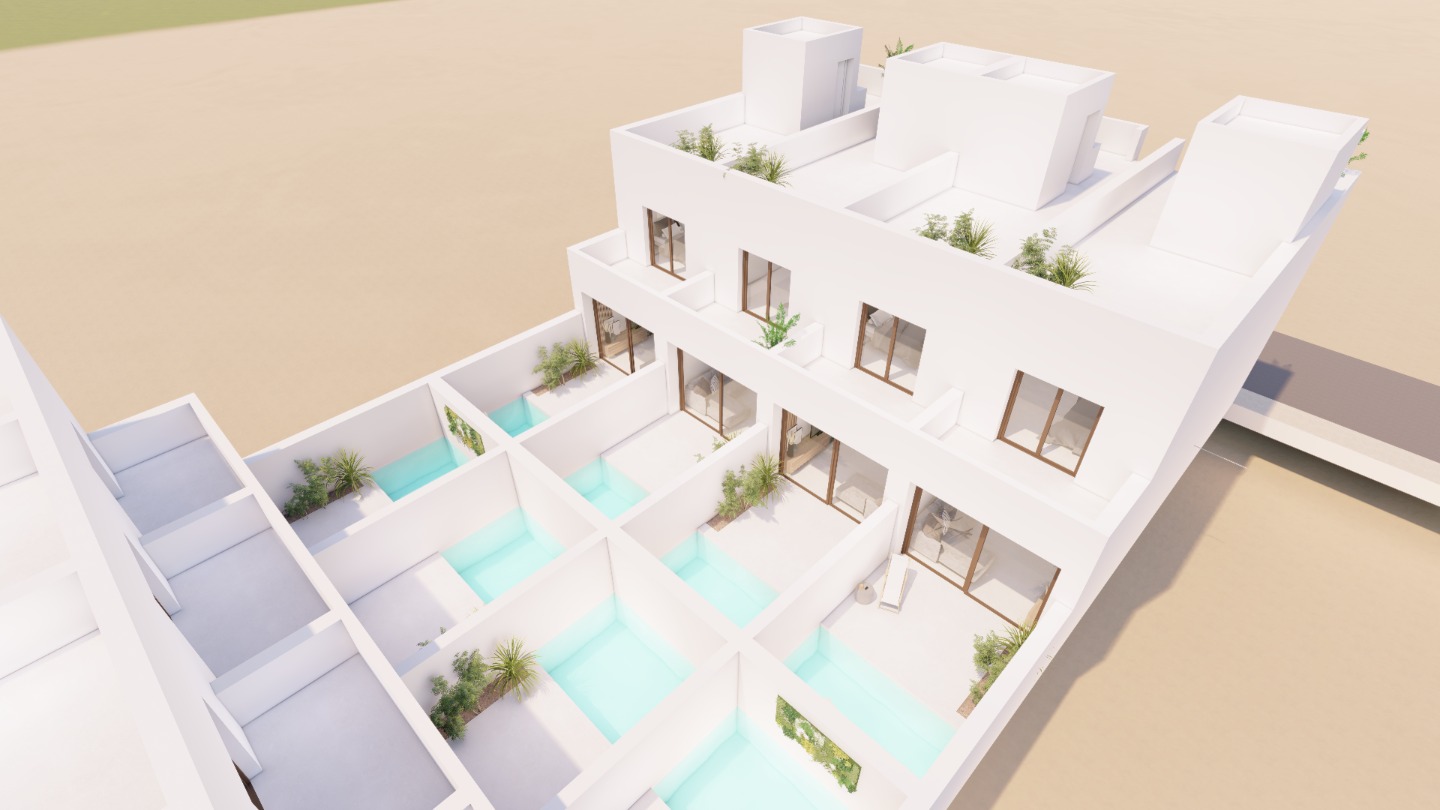 Villa i Santiago de la Ribera, Murcia, Spanien 3 sovrum, 100 kvm. Nr. 80911