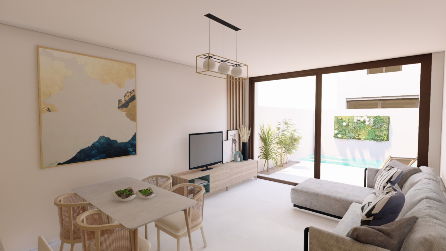 Villa i Santiago de la Ribera, Murcia, Spanien 3 sovrum, 100 kvm. Nr. 80911