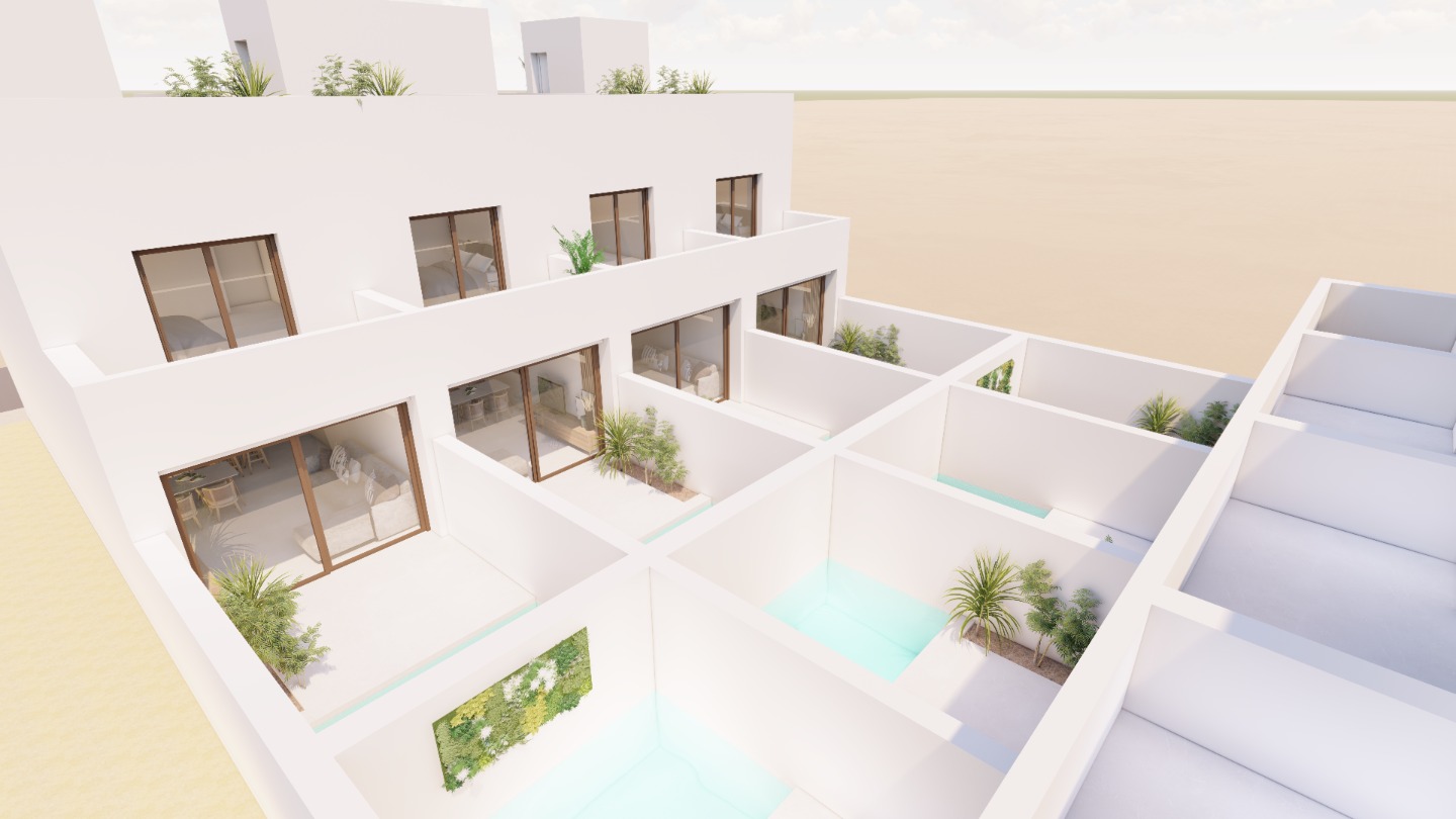 Villa i Santiago de la Ribera, Murcia, Spanien 3 sovrum, 100 kvm. Nr. 80911