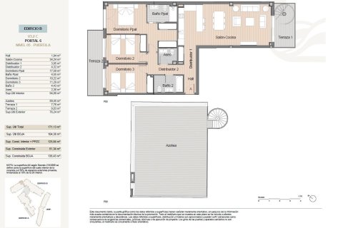 Penthäuser zum Verkauf in Estepona, Malaga, Spanien 3 Schlafzimmer, 138 m2 Nr. 169678 - Foto 10