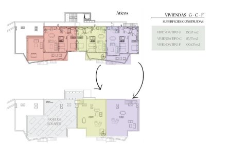 Penthäuser zum Verkauf in Fuengirola, Malaga, Spanien 2 Schlafzimmer, 100 m2 Nr. 169567 - Foto 9