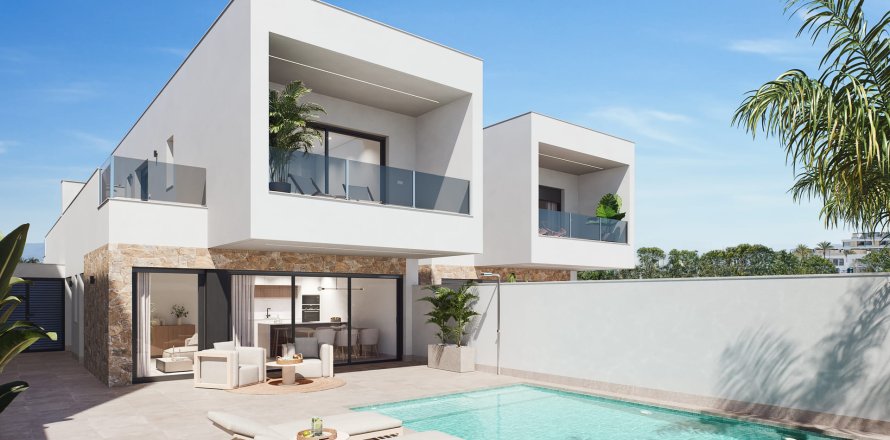 Villa à San Pedro del Pinatar, Murcia, Espagne 3 chambres, 112 m2 No. 164379