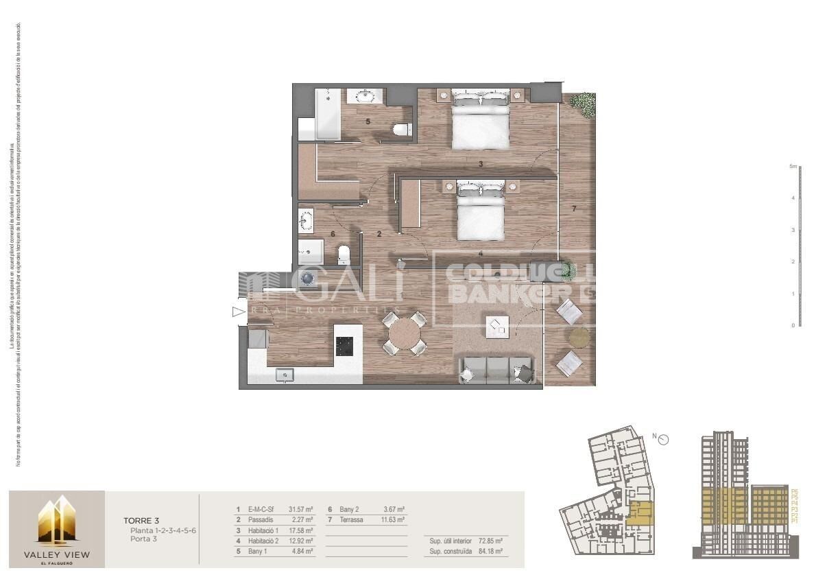 Apartment in Principado De Andorra (Ninguna Poblacion Tiene C.P.), Lleida, Spain 2 bedrooms, 96 sq.m. No. 178914