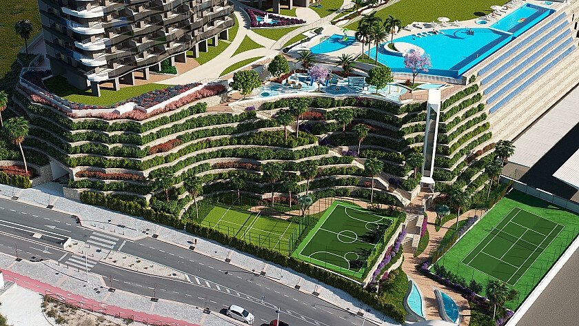 Huoneisto Benidorm, Alicante, Espanja 1 makuuhuone, 78 m2 No. 111330
