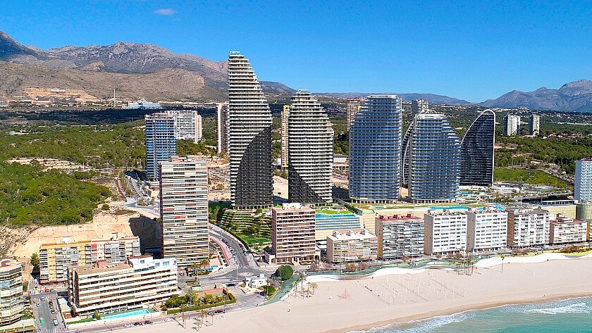 Huoneisto Benidorm, Alicante, Espanja 1 makuuhuone, 78 m2 No. 111330