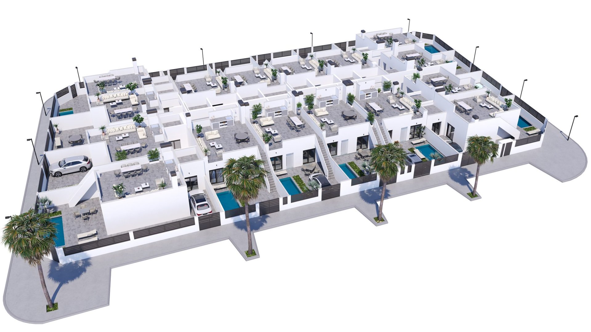 Townhouse in Torre-Pacheco, Murcia, Spain 2 bedrooms, 82 sq.m. No. 166205