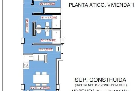 Apartment à vendre à Torrevieja, Alicante, Espagne, 2 chambres, 73 m2 No. 190004 - photo 17