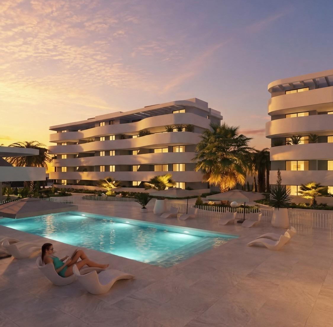 Apartment in Guardamar del Segura, Alicante, Spain 2 bedrooms, 83 sq.m. No. 193183