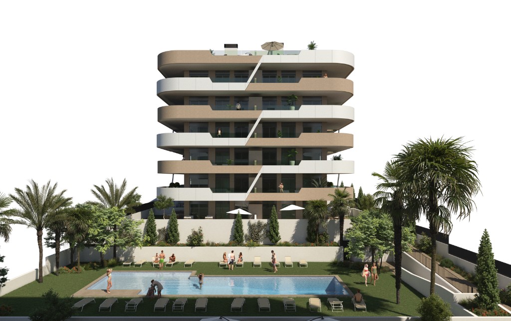 Apartamento en Gran Alacant, Alicante, España 2 dormitorios, 113 m2 No. 145015
