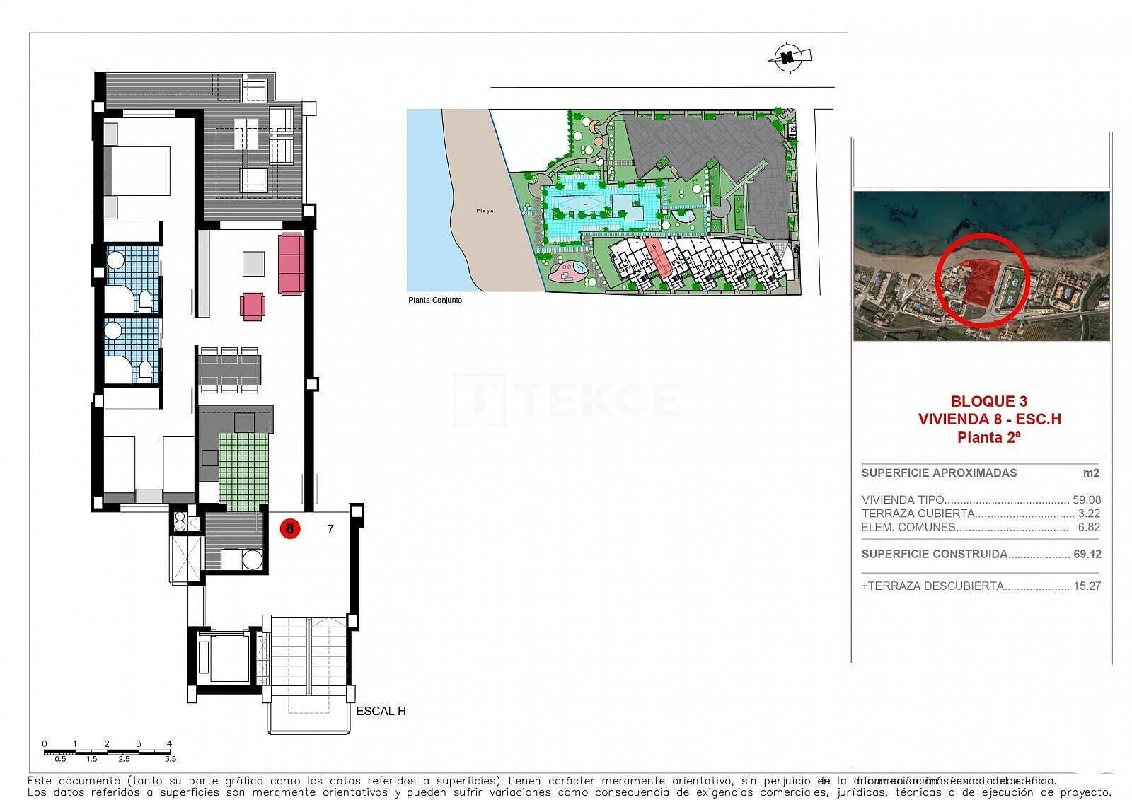 Penthauss Denia, Alicante, Spānijā 3 istabas, 101 m2 Nr. 48868