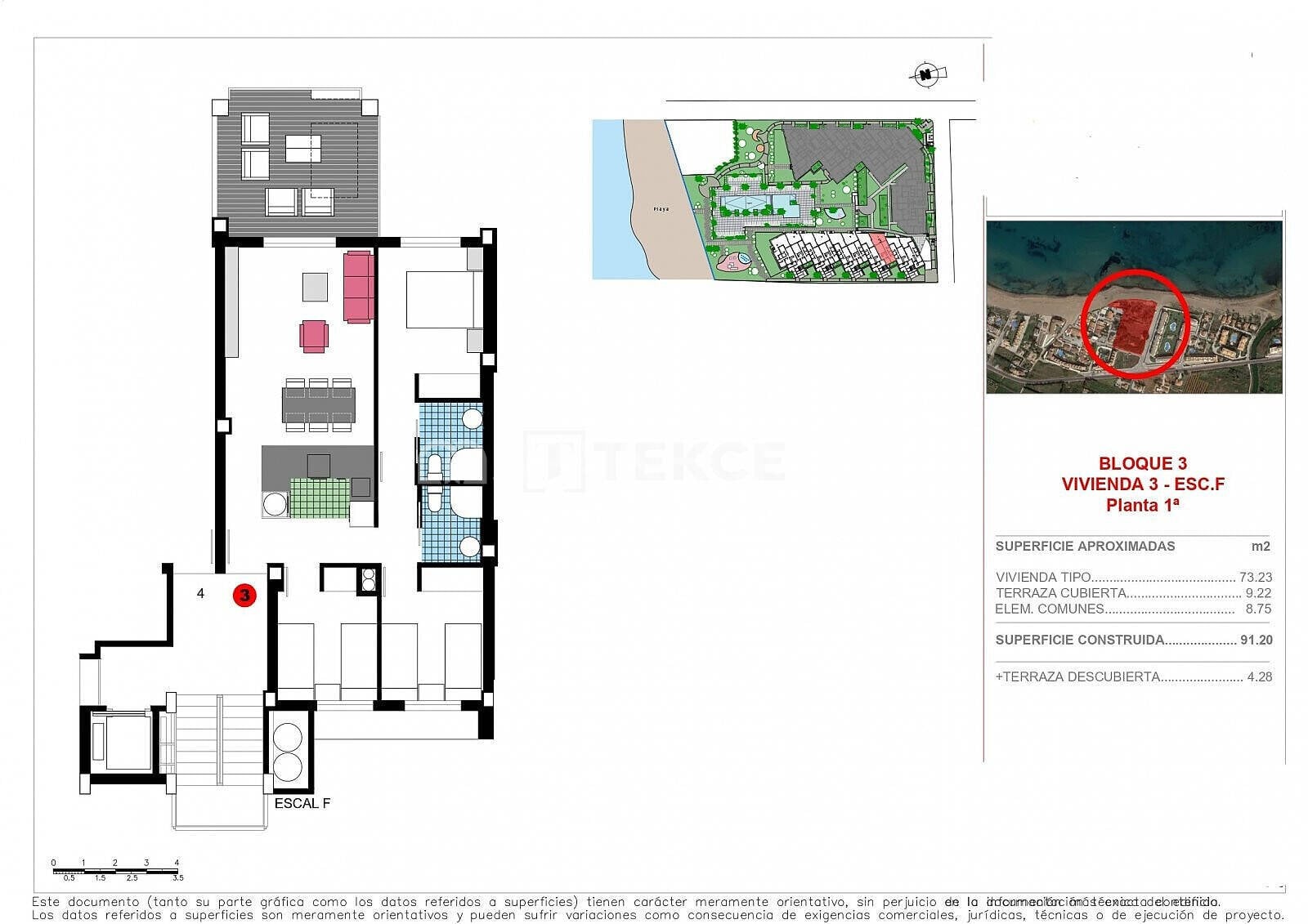 Penthauss Denia, Alicante, Spānijā 3 istabas, 101 m2 Nr. 48868