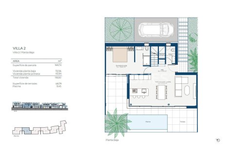 Villa zum Verkauf in Murcia, Spanien 3 Schlafzimmer, 119 m2 Nr. 156193 - Foto 9