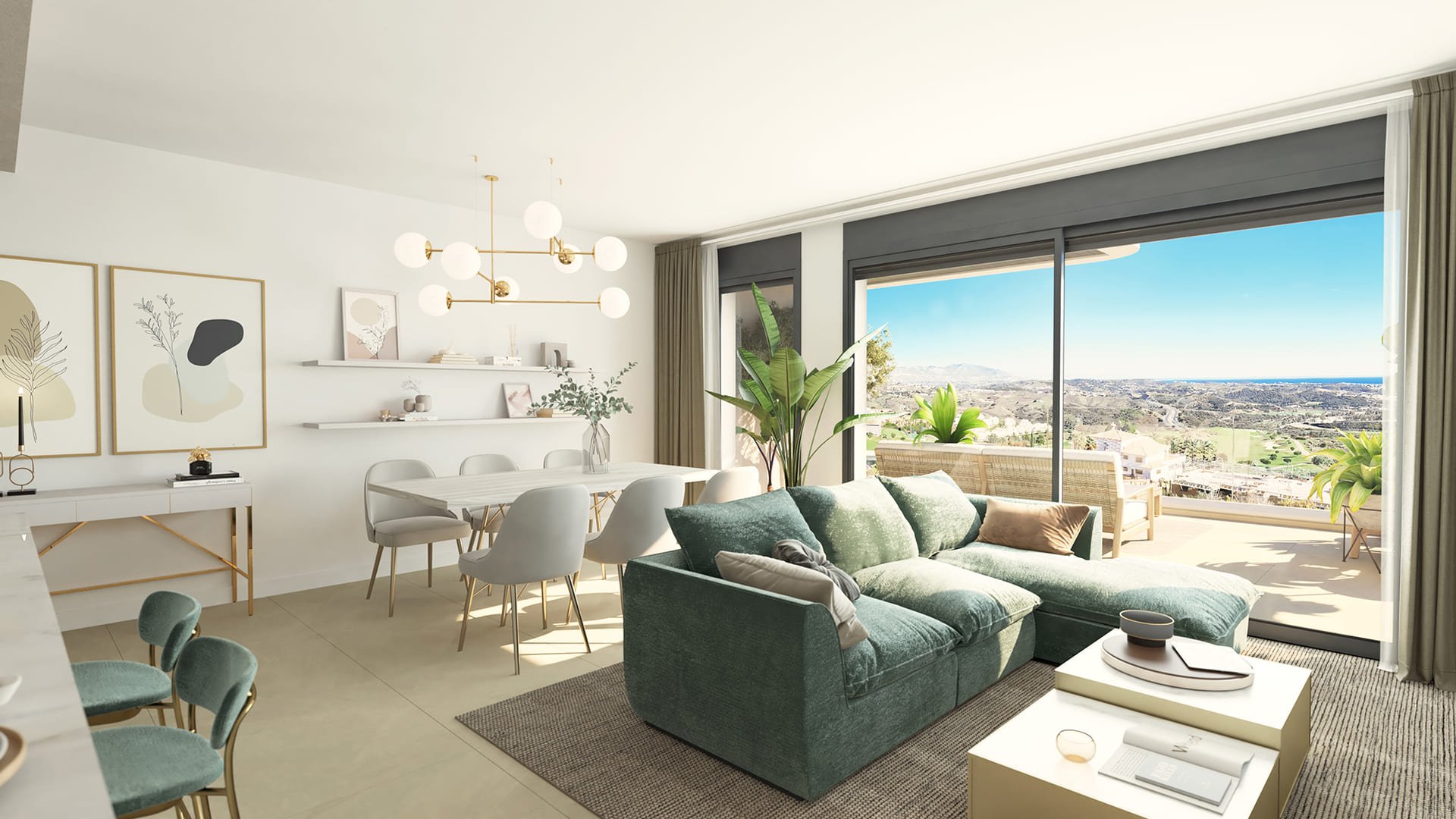 Wohnung in Mijas, Malaga, Spanien 2 Schlafzimmer, 86 m2 Nr. 135912
