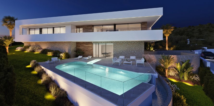 Huvila Cumbre Del Sol, Alicante, Espanja 4 makuuhuonetta, 832 m2 No. 154449