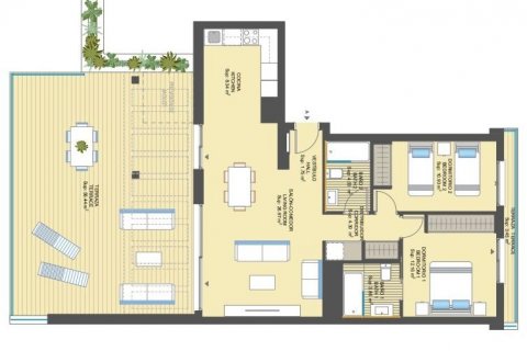 Продажа квартиры в Дехеса де Кампоамор, Аликанте, Испания 2 спальни, 97м2 №116987 - фото 30