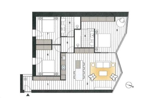 Huoneisto myytävänä Principado De Andorra (Ninguna Poblacion Tiene C.P.), Lleida, Espanja, 3 makuuhuonetta, 110 m2 No. 160069 - kuva 24