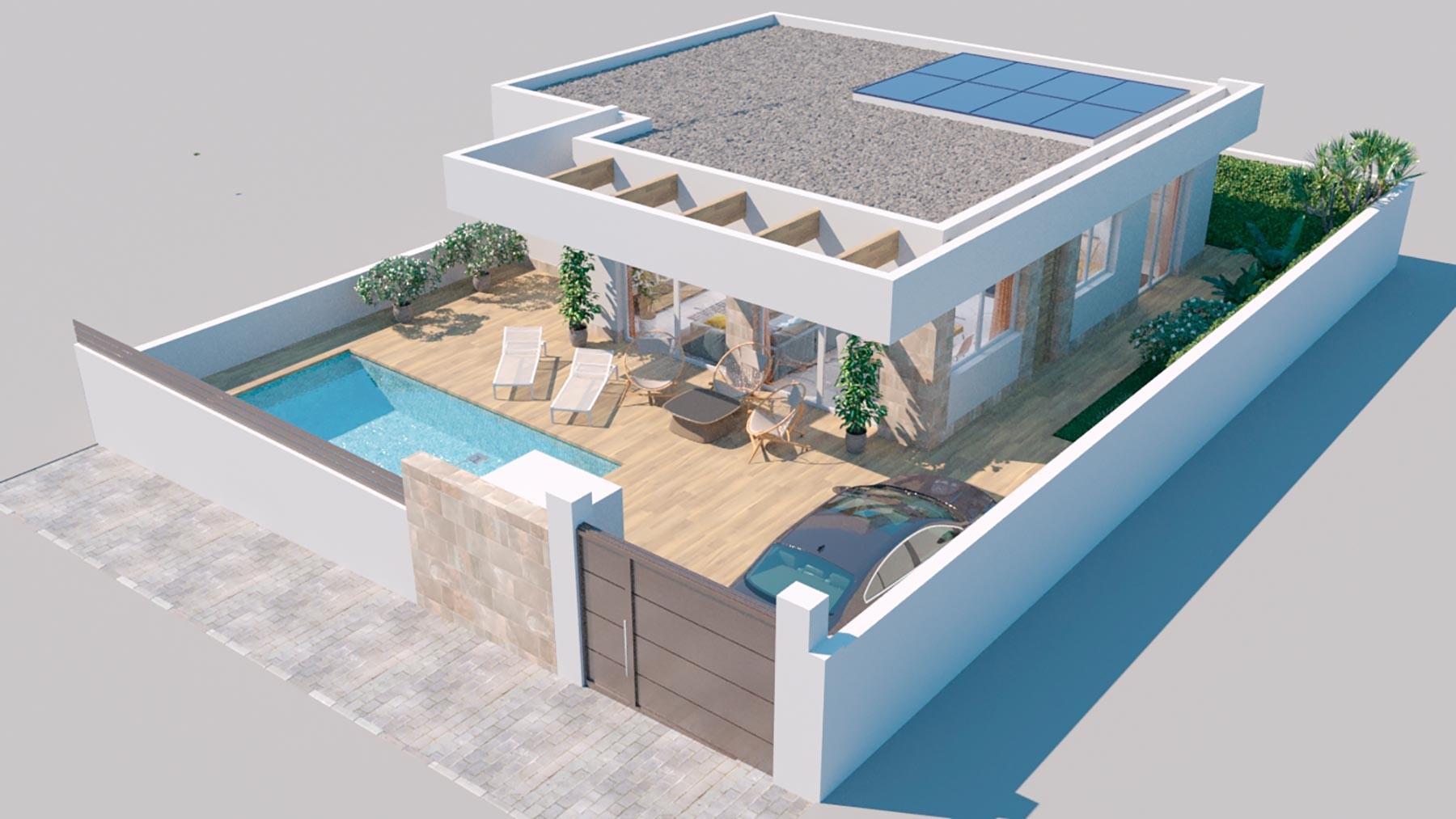 Villa à Alicante, Espagne 3 chambres, 190 m2 No. 112367