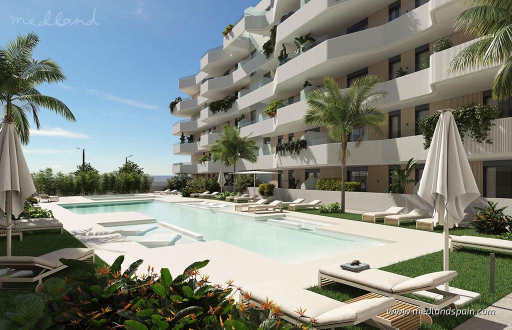 Lägenhet i Mijas Costa, Malaga, Spanien 3 sovrum, 124 kvm. Nr. 108909