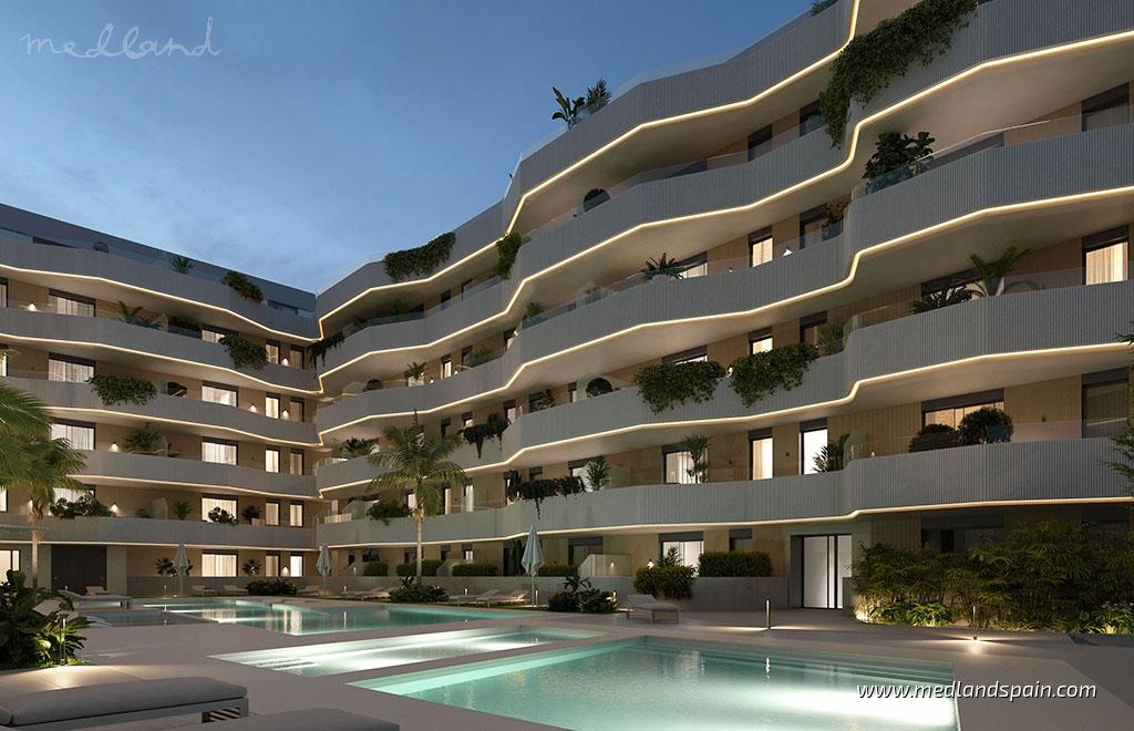 Lägenhet i Mijas Costa, Malaga, Spanien 3 sovrum, 124 kvm. Nr. 108909