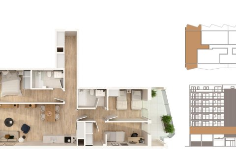 Apartment for sale in Moncofa, Castellon, Spain 3 bedrooms, 82 sq.m. No. 180277 - photo 11