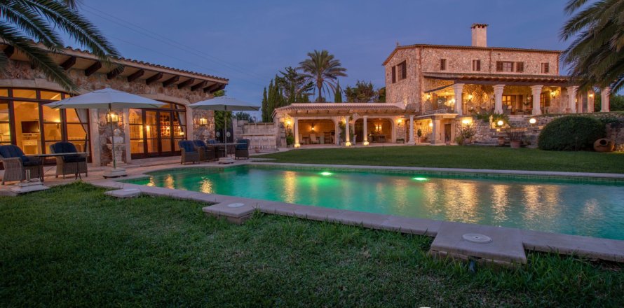 Finca Porreres, Mallorca, Espanja 4 makuuhuonetta, 412 m2 No. 196354