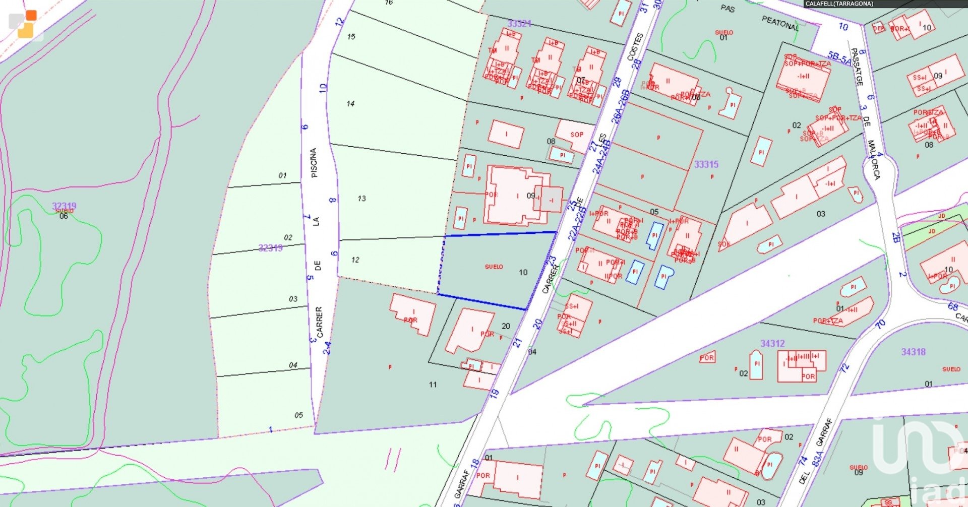 Land plot à Segur de Calafell, Tarragona, Espagne 600 m2 No. 186165