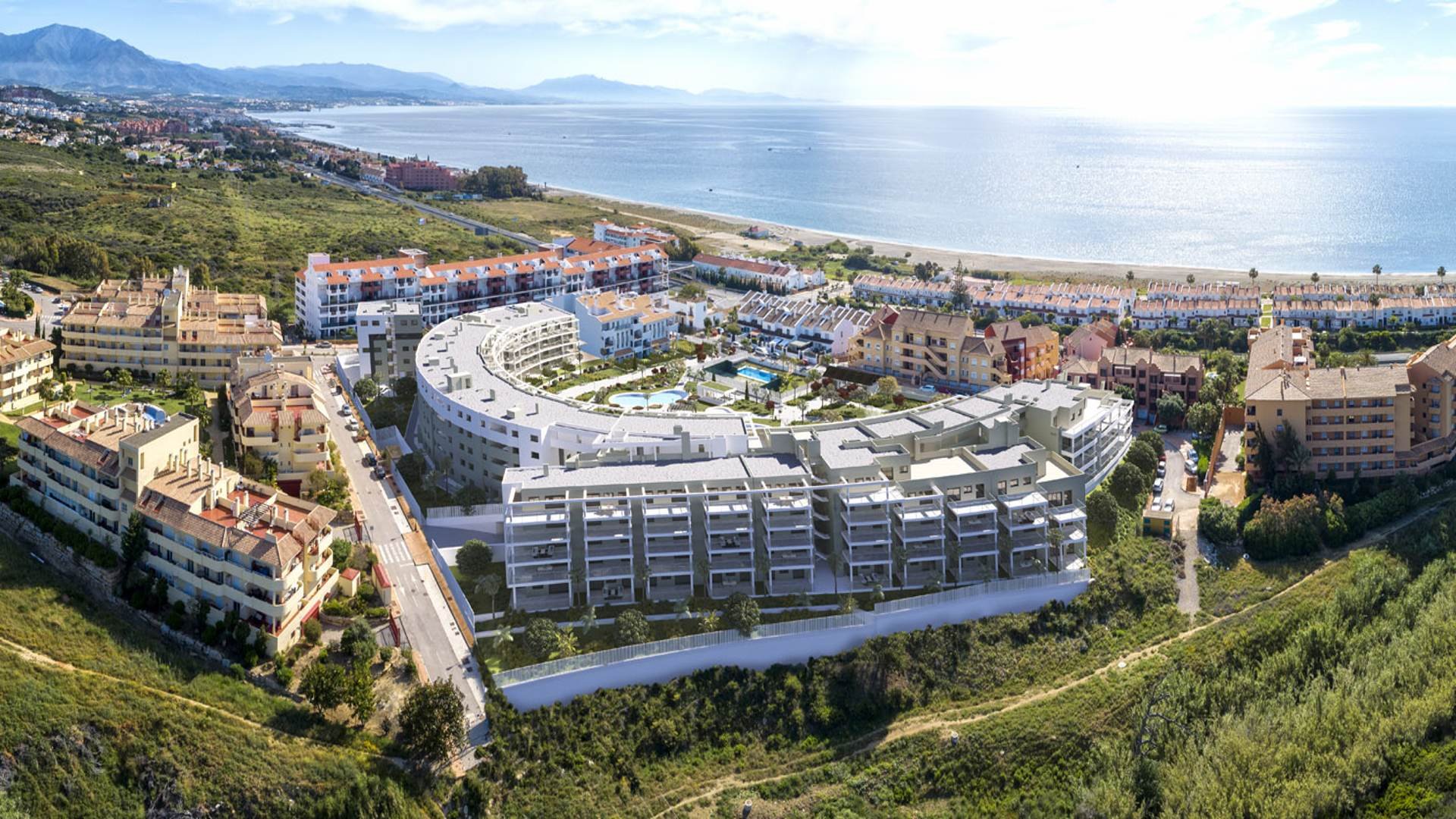 Appartamento in Amphora Beach, Manilva, Malaga, Spagn, 2 camere da letto, 93.39 mq. N° 65765
